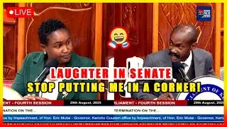 😅 LAUGHTER IN SENATE | WITNESS CORNERED BY ELISHA ONGOYA IN ERICK MUTAI IMPEACHMENT
