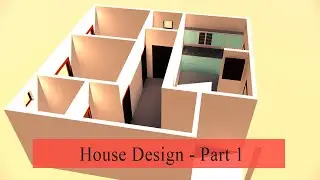 Sketchup House Design | Sketchup in Simple House Part-1 | Nice Kitchen Design
