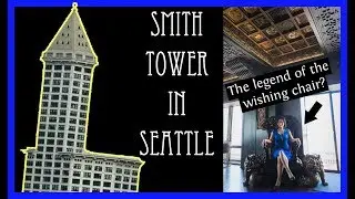 Seattle Smith Tower | View from the observatory, China Room, Wishing Chair