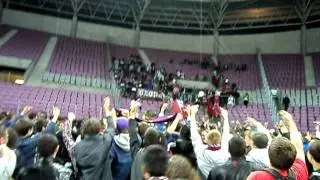 Apres le match Servette FC - AC Bellinzona