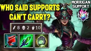 THIS IS HOW YOU PLAY SUPPORT! - Smite 2 Deity Morrigan Support