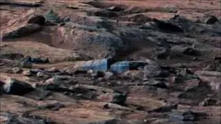 Martian Sarcophagus , Mars Anomalies, Curiosity Rover, 2015