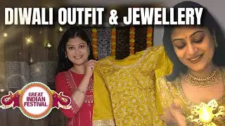 Diwali Outfit & Jewellery Haul & Styling || Amazon Great Indian Festival || Diwali Special