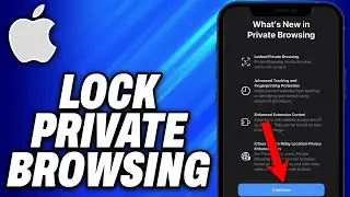 How To Lock Private Browsing On iPhone iOS 17 (2025) - Easy Fix
