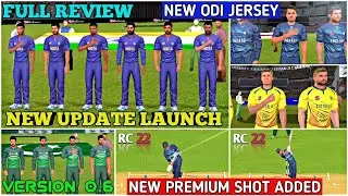 Real Cricket 22 New Update Launched🤯||New Jersey, New Squad updates - Full Review 😍