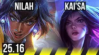 NILAH & Heimerdinger vs KAI'SA & Pyke (ADC) | Legendary | EUW Master | 25.16