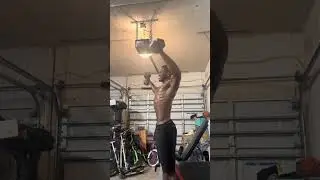 Spice casually working out.