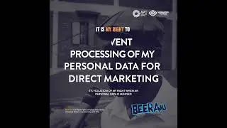 Why should not use personal data for direct marketing ?