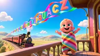 Cozy Train ABC Steps! 🚂🔤 | Fun Alphabet Song for Kids | Playful Nursery Rhyme