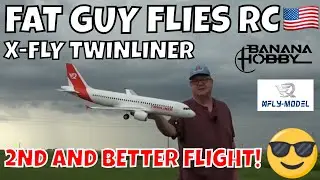 X-FLY TWINLINER 40MM TWIN 2ND AND BETTER FLIGHT by FGFRC#aviation #rc