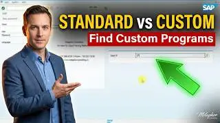 SAP Standard VS Customize Transaction Code | how find custom program in SAP | find Sap custom table