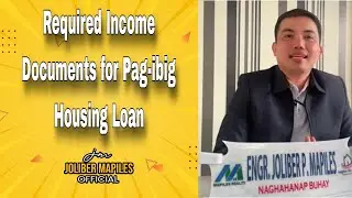 Required Income Documents For Pag-ibig Housing Loan (Locally Employed-Private)