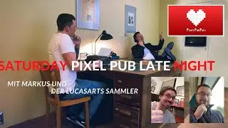 Saturday Pixel Pub Late Night Show zu Gast LucasArts-Sammler