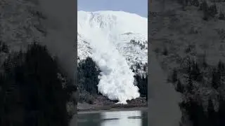 Incredible demonstration of avalanche control 🏔️💣  -  🎥 Viralhog