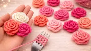 FORK 😳 EASY WINTER ORNAMENTS 🎁 make, sell, make money 💰