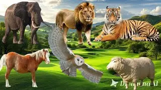 Cute Animal Collection: Horse, Dog, Cat, Rabbit, Duck, Elephant, Chicken - Animal Videos 001