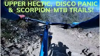 Upper Hectic, Disco Panic  & SCORPION MTB trails.