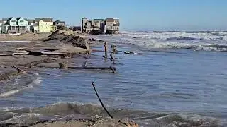 Three oceanfront homes collapse in Buxton between Sunday night and Monday morning.