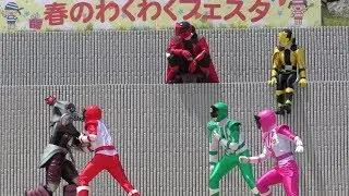 【4K】快盗戦隊ルパンレンジャーVS警察戦隊パトレンジャーショー【後方撮影】Kaitou Sentai Lupinranger VS Keisatsu Sentai Patranger