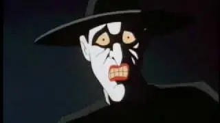 Batman escaping Arkham Asylum