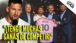 PRIMERAS PALABRAS de LIONEL MESSI en INTER MIAMI | #shorts