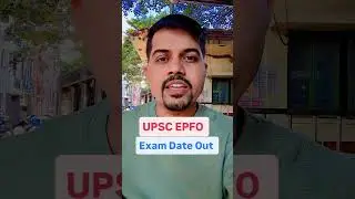 UPSC EPFO Exam Date 2025 | EPFO Exam Date OUT #UPSC #upscepfoexamdate #sscadda247