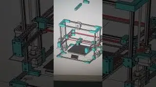 MIA Blink&trade; CAD Evolution of the Non Conventional Core XY 3D Printer