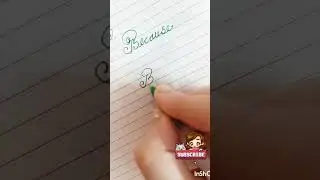 Beautiful writing | cursive name writing #bucket #handwriting #cursive #shorts #youtube #viral