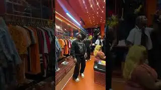 Moments Tunde Perry Link up with Rahman Jago at High Fashion store #viral