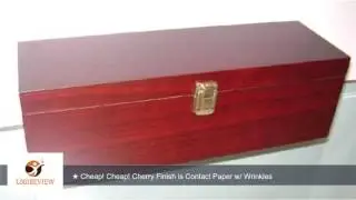 5 Pieces Cherry Wood Wine Bottle Box Bar Accessories Tools Pourer | Review/Test