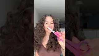 DIY curly cut 🫶🥰 #hairstyles #haircare #hair