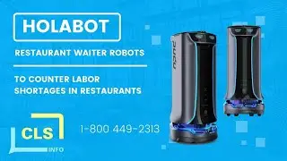 HolaBot Restaurant Waiter Robots to counter labor shortages in restaurants 1 800 449 2313