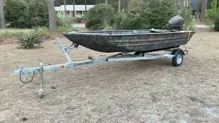 Alweld 1648 meets EZ Loader Boat Trailer 1648