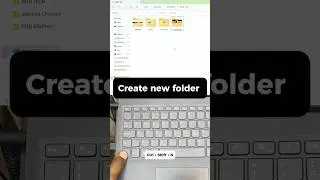 How to Quickly Create a New Folder with a Shortcut #shorts #viralshorts #windowstips #newfolder