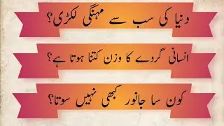 General knowledge MCQs in Urdu part 86