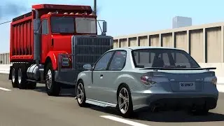 Head-on Collision Crashes Compilation #3 - BeamNG Drive - HD