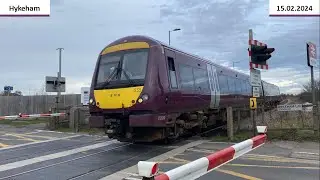 Hykeham Station & Level Crossing, 15.02.2024 ft: @faberoony90