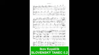 Slovensk&yacute; tanec č.2 z Liptova   Ikov Kop&aacute;čik