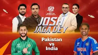 IND vs PAK Cricket Live Match Today | Josh Jaga Dey | Aamir Sohail & Salman Butt Analysis