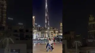 Downtown Dubai Magic ✨🏙️ Burj Khalifa Views#travel #dubai #explore #shorts #ytshorts #vibes #dxb