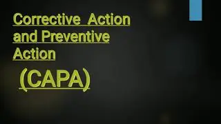 Corrective action and Preventive action (CAPA) in hindi