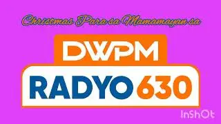 ALLTV to DWPM Radyo 630 Christmas Station ID Jingle 2023 (TV/Radio) | Variety Show Network