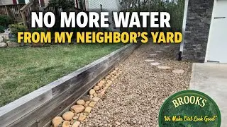 This One Drainage Design Stops Yard Flooding for Good & Fix 90% of Yard Water Problems | Landscaping