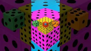 🎲 Hypnotic Dice Spin 🔄 Infinite Zoom Loop