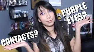 Why are my eyes purple? | Contacts Haul/Review