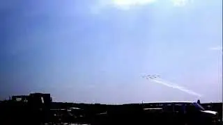 Canadian Precision Flight Team The Snowbirds Fly Over KFRG