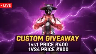 GIFT ANYONE 🎁 THOSE WINAND MATCH🎈 FREE FIRE LIVE CUSTOM 1VS 1 GIVEWAY FF LIVE TEAM CODE GIVEAWAY |