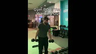 Whole time she waiting on me to get off the machine #trendingshorts #trending #fitness #gymhumor
