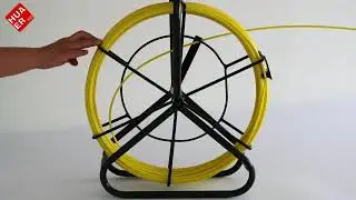 How to use fiberglass duct rodder