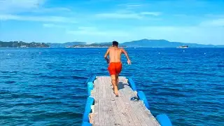 SKIATHOS : BUS STOP 12 : KANAPITSA BEACH : Cooling Off